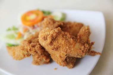 tavuk teriyaki kümesinde yakın çekim