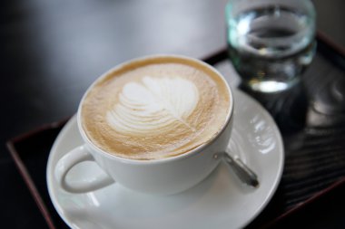 cappuccino kahve yakın çekim