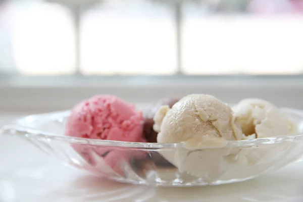 Ice Cream in close up — Stock Photo, Image