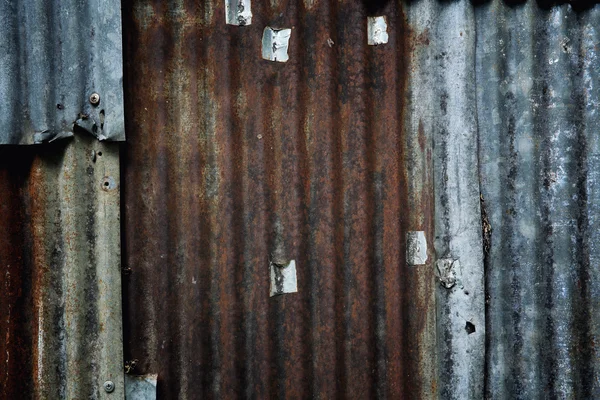 Old rusty galvanized zinc backgroud texture — Stock Photo, Image