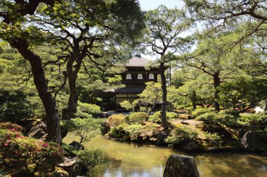 Ginkakuji Tapınağı Kyoto Japonya'da