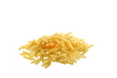 makarna beyaz arkaplanda izole