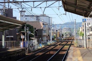 Kyoto - Haziran 2: insanlar ve şehir tren istasyonu. Japonya Haziran