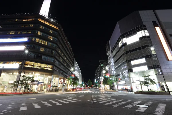 Кіото Японії міський пейзаж вночі — стокове фото