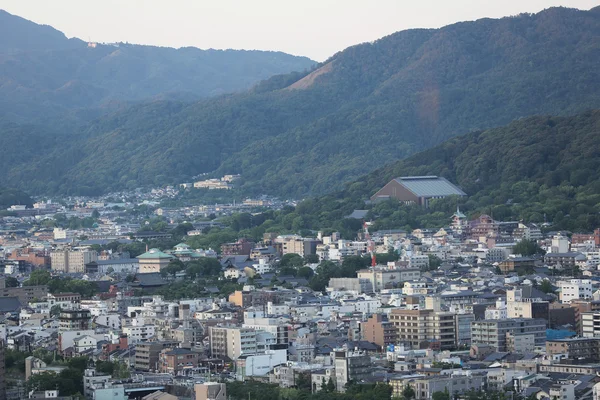 Kyoto, Japonya cityscape gündoğumu üzerinde — Stok fotoğraf