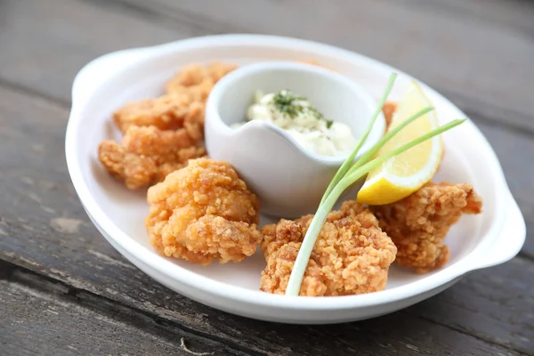 Pollo Fritto Stile Giapponese Karaage — Foto Stock