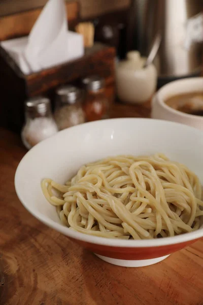 Tsukemen Ramen Polévkou Pro Namáčení Japonské Jídlo — Stock fotografie