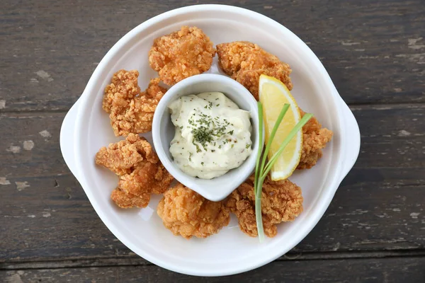 Pollo Fritto Stile Giapponese Karaage — Foto Stock