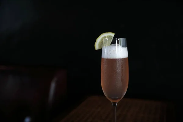 Pinkfarbener Cocktail Nahaufnahme — Stockfoto