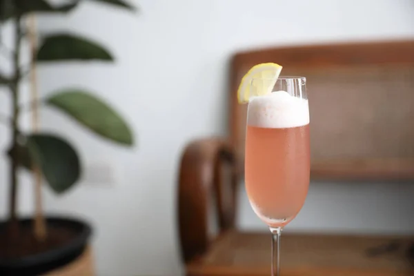 Pinkfarbener Cocktail Nahaufnahme — Stockfoto