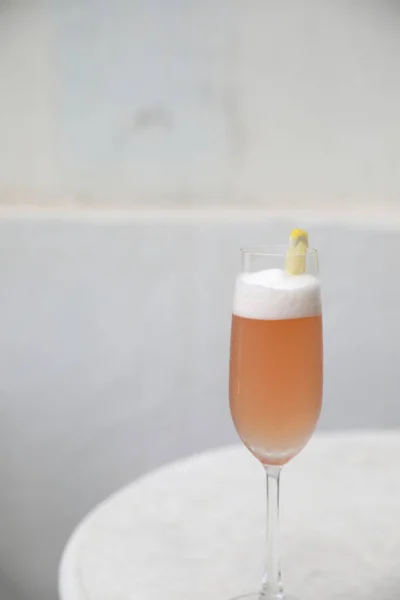 Rosa Cocktail Nära Håll — Stockfoto