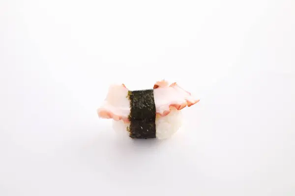 Tako Nigiri Octopus Sushi Japońskie Jedzenie Izolowane Białym Tle — Zdjęcie stockowe