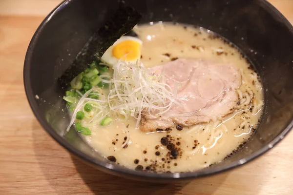 Japonská Nudle Ramen Místní Japonské Jídlo Restauraci — Stock fotografie