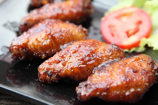 Korean chicken wings Stock Photos, Royalty Free Korean chicken wings