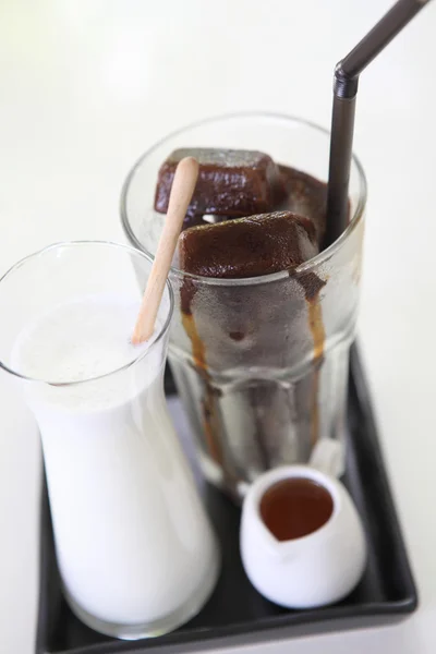 Café con leche helado — Foto de Stock