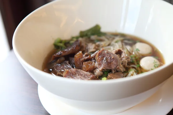 Beef noodle — Stock Photo, Image