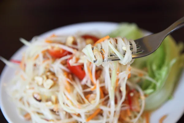 Salade de papaye verte — Photo