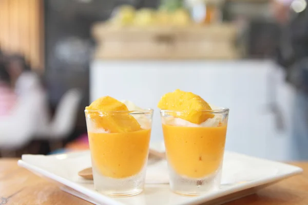 Mango pudding — Stockfoto