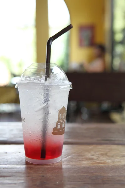 Strawberry soda — Stock Photo, Image