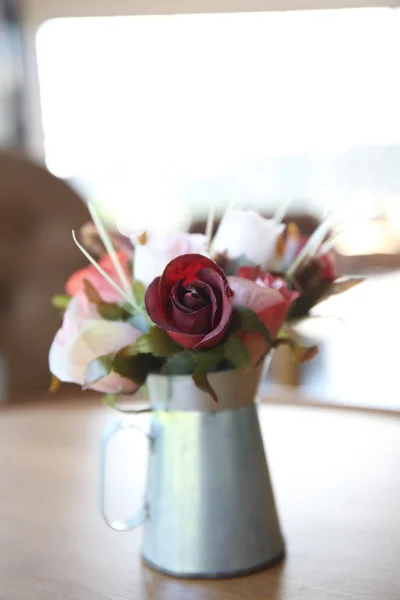 Flower in jar — Stock Photo, Image