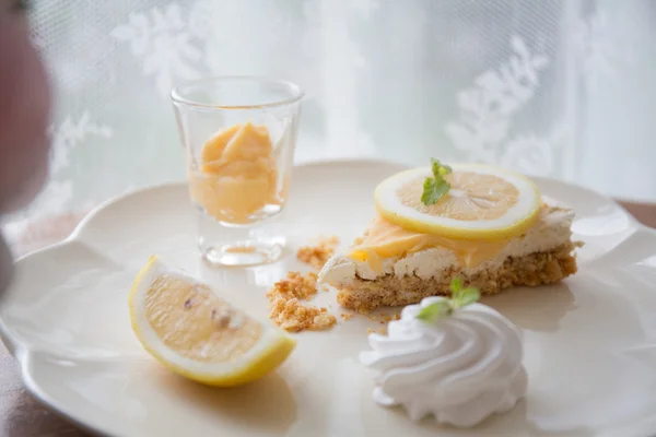 Pastel de limón — Foto de Stock