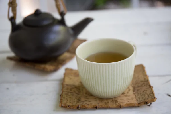 Té verde caliente — Foto de Stock