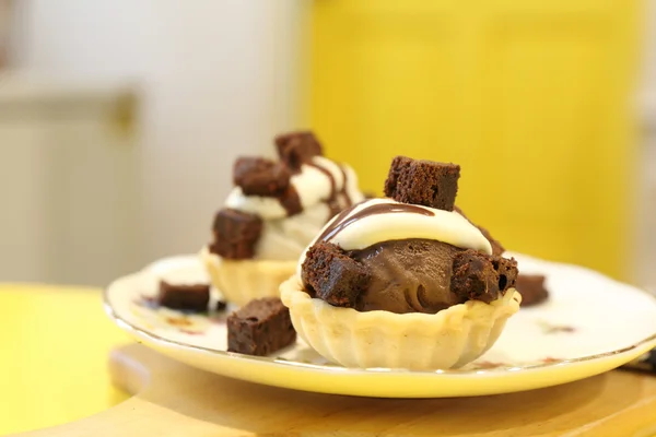 Ice cream tart — Stock Photo, Image