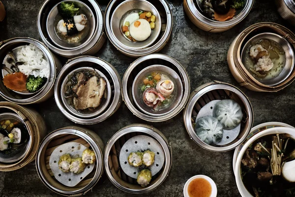 Dimsum kínai élelmiszer — Stock Fotó