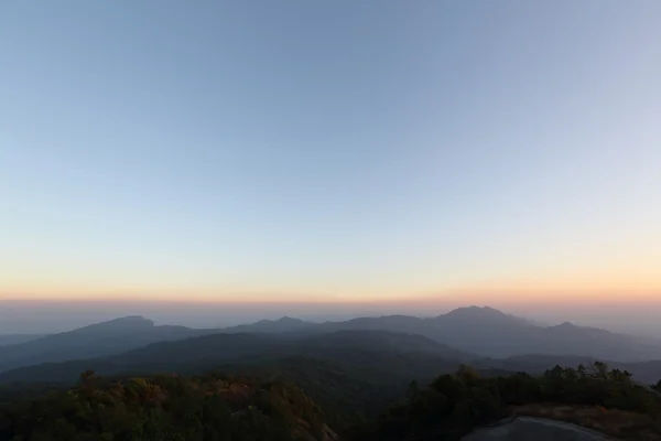 Moutain in sunset — Stock Photo, Image