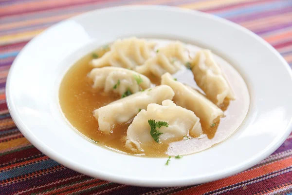 Wonton soup — Stock Photo, Image