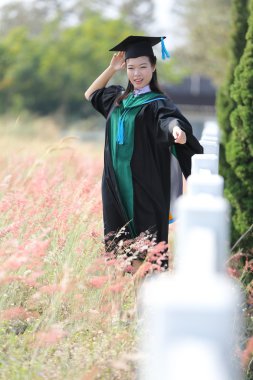 Mezuniyet günü kız