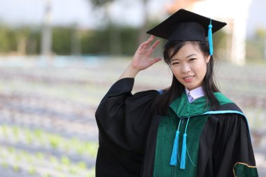 Mezuniyet günü kız