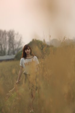 Buğday genç kadın