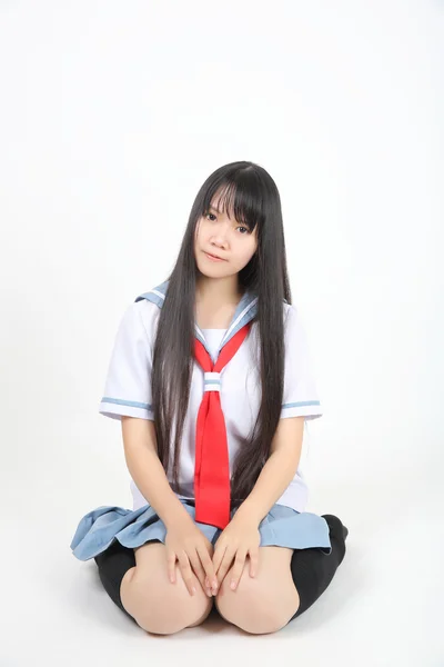 Asyalı liseli kız — Stok fotoğraf
