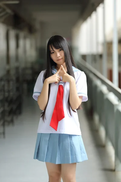 Asian school girl — Stock Photo, Image