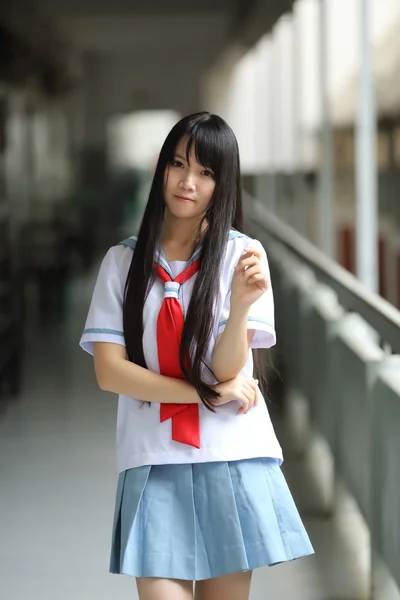 Asian school girl