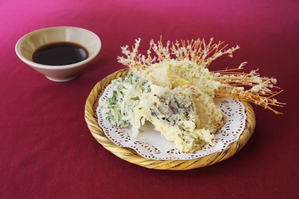 TEMPURA Japans eten — Stockfoto