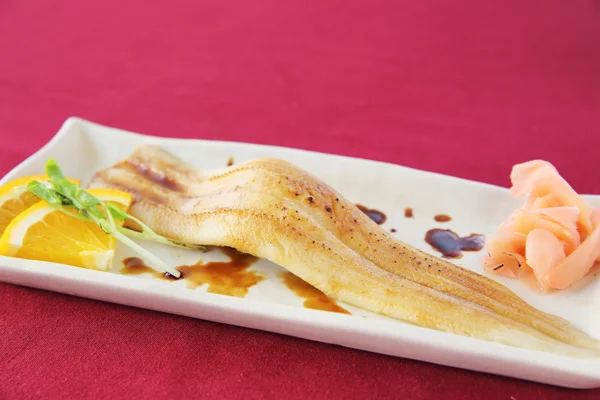 日本食品饭鳗鱼 (鳗鱼) 鳗鱼寿司 — 图库照片