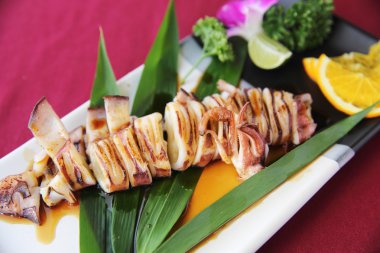 ızgara kalamar terikaki