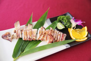 ızgara kalamar terikaki