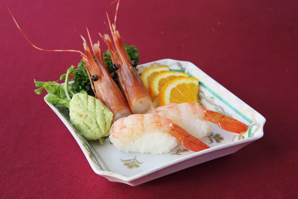 Shrimp sushi — Stock Photo, Image