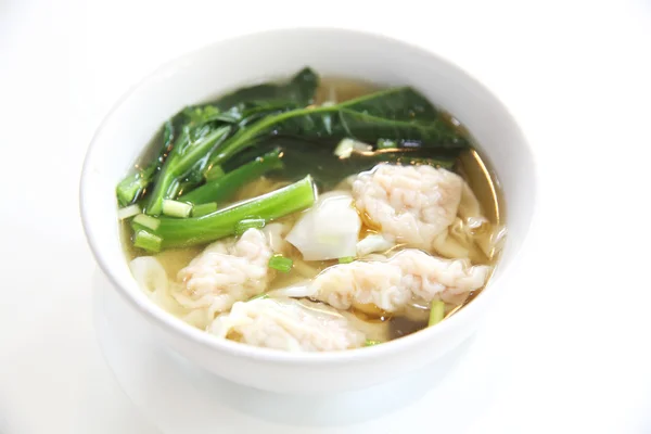 Noodle and dumpling — Stock Photo, Image
