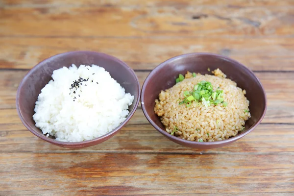 Rice with fried rice — Stock Photo, Image