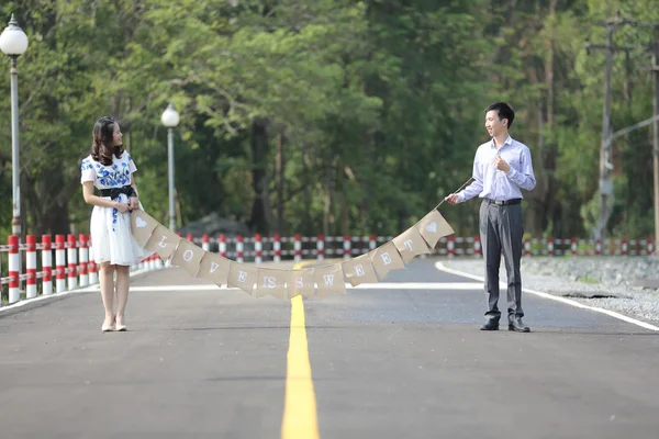 Asian pre wedding — Stock Photo, Image