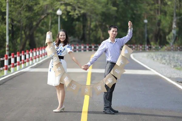 Asiática pre boda — Foto de Stock