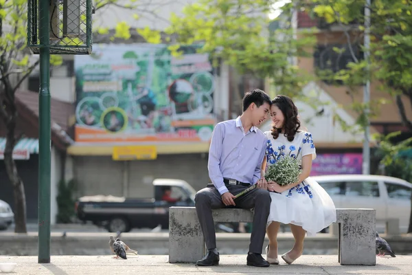 Asian pre wedding — Stock Photo, Image