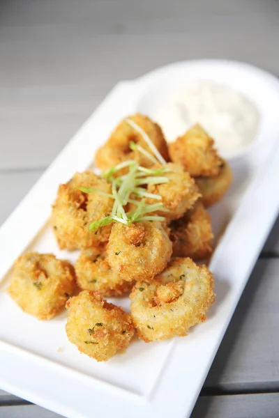 Calamari italian fried squid — Stock Photo, Image