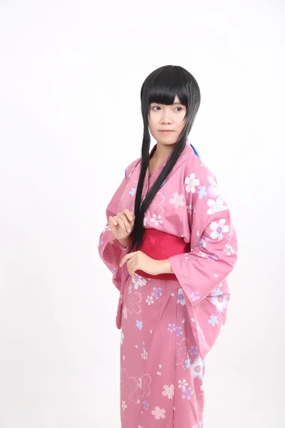 Chica con yukata —  Fotos de Stock