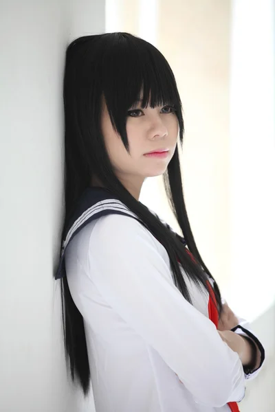 Asian schoolgirl — Stock Photo, Image