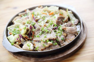 Japon gıda domuz pan zencefil ile